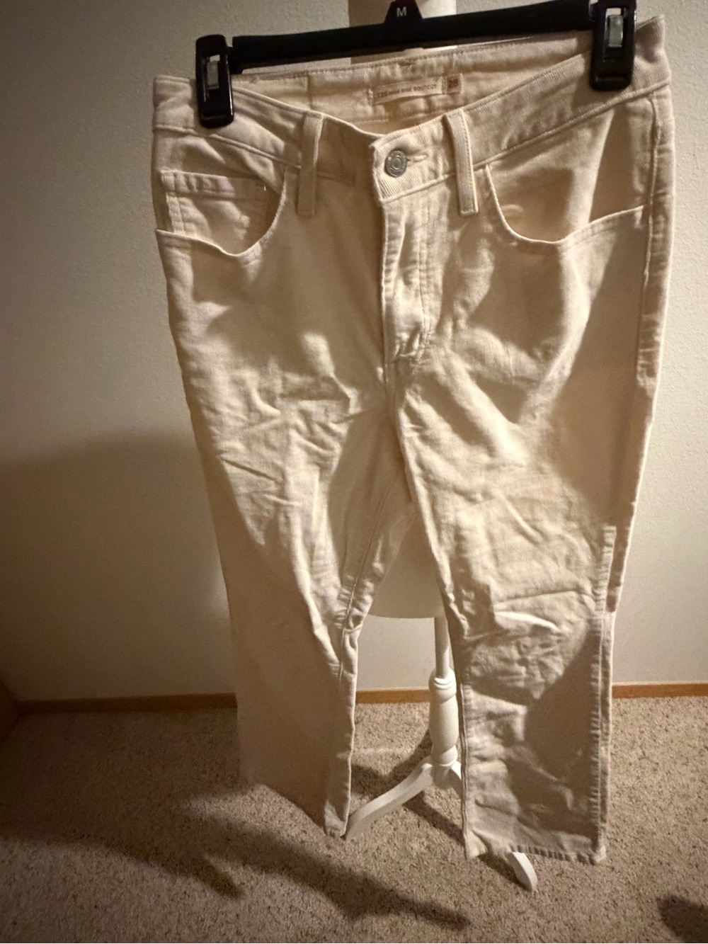 Levi's Men's Cream Slim Jeans